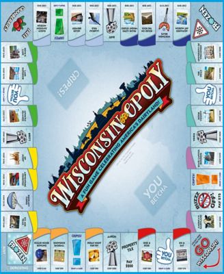 Image showing  Wisconsin-Opoly Board Game, 2-6 Players