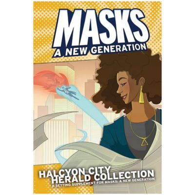 Magpie Games Masks A New Generation: Halcyon City Herald Collection - Expansion RPG Book, Softcover, MPG018-1