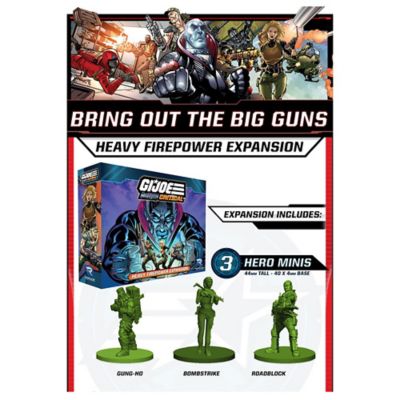 Image showing  G.I. Joe Mission Critical: Heavy Firepower Expansion Cooperative Board Game, RGS02433