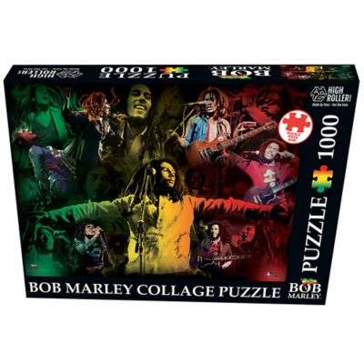 Bob Marley 1000 pc. Collage Jigsaw Puzzle, Size 19 in. x 26 in., for Ages 13 Years Old and Up, 56002