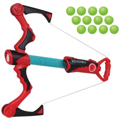 NKOK Blastron Cannonball Blaster: Comlb. Bow - 22 in.L, Includes 12 Lightweight Foam Balls, 3844