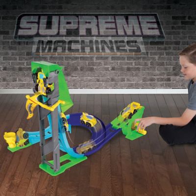 Image showing  Supreme Machines: High Speed Racer-Bot Vertical Launcher Track - Rocket Bot, 42032