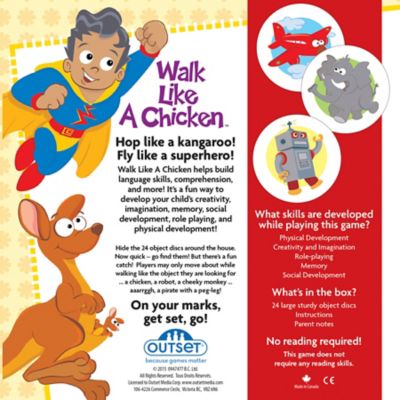 Image showing  Walk Like A Chicken Roleplaying Board Game, No Reading Required, Hide and Seek Role-Playing Activity Game