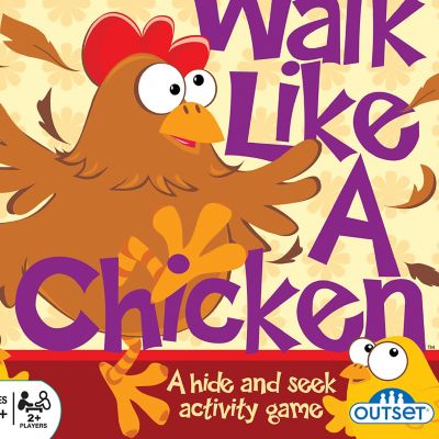 Image showing 8 th Outset Media Walk Like A Chicken Roleplaying Board Game, No Reading Required, Hide and Seek Role-Playing Activity Game