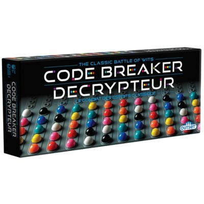 Outset Media Code Breaker - The Classic Battle of Wits, Logic & Deduction, Strategy Code Creating & Cracking Peg Game, 16300