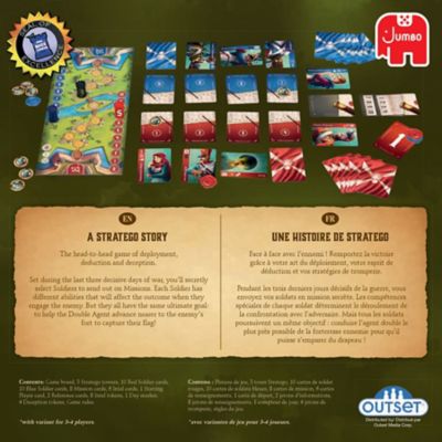 Image showing  Spies & Lies - A Strategy Story Board Game, Two Player Game of Deduction & Deception, Jumbo Games, J-81945