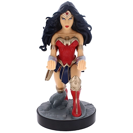 Exquisite Gaming Cable Guys Charging Phone & Controller Holder: Wonder Woman 8 in. Tall PVC Statue, CGCRDC400359