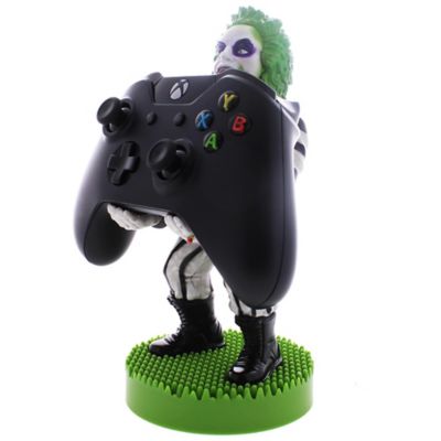 Image showing  Cable Guys Charging Phone & Controller Holder: Tim Burton's Beetlejuice, 8 in. Tall PVC Statue, CGCRWB400413