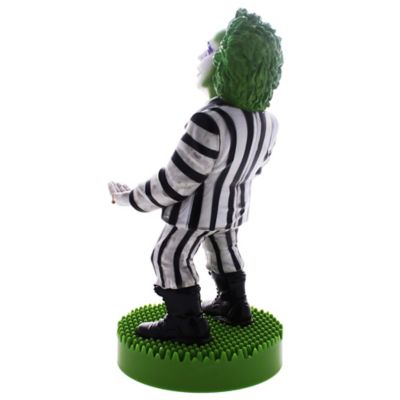 Image showing  Cable Guys Charging Phone & Controller Holder: Tim Burton's Beetlejuice, 8 in. Tall PVC Statue, CGCRWB400413