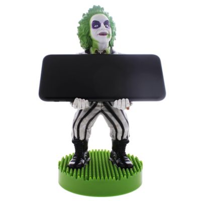 Image showing  Cable Guys Charging Phone & Controller Holder: Tim Burton's Beetlejuice, 8 in. Tall PVC Statue, CGCRWB400413