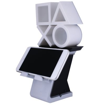 Image showing  Cable Guys LED Ikons: Playstation Logo Charging Phone & Controller Holder, CGIKPS400452