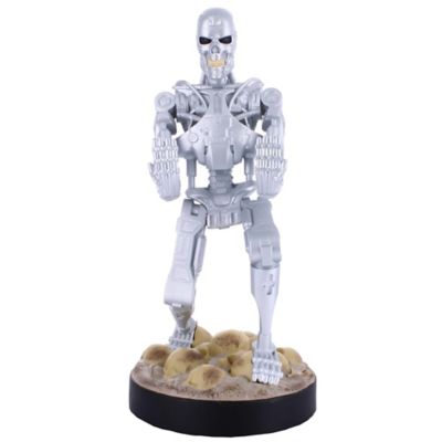 Exquisite Gaming Cable Guys Charging Phone & Controller Holder: Terminator T-800 8 in. Tall PVC Statue, CGCRTE400469