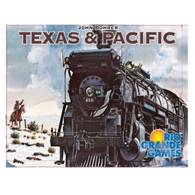 Rio Grande Games Texas & Pacific - Railway Board Game, Set In 19th-Century Midwest & Texas, RIO633