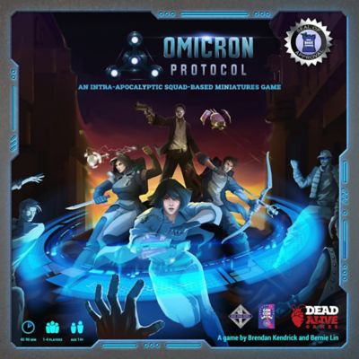 Dead Alive Games Omicron Protocol - An Intra-Apocalyptic, Cyberpunk-Themed, Board Game for 1-4 Players
