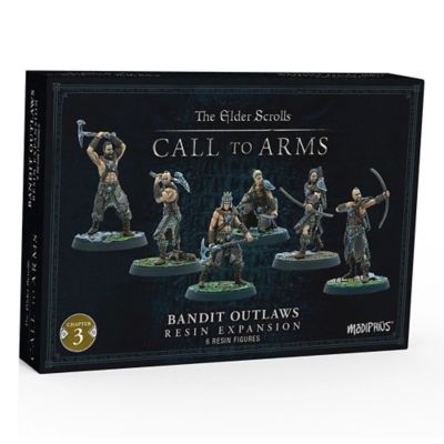 Elder Scrolls Call To Arms - Bandit Outlaws Expansion - 6 Unpainted Resin Figures, MUH0330310