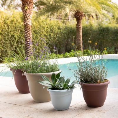 Image showing  Ariana Self Watering Planter, 20 in., Durable Resin Pot