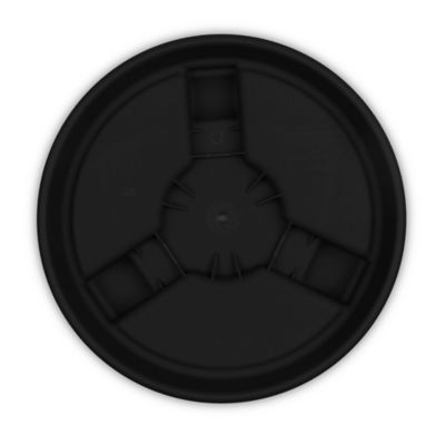 Image showing  Round Planter Caddy with Wheels, 14 in., Durable Plastic Dolly, CAD1400