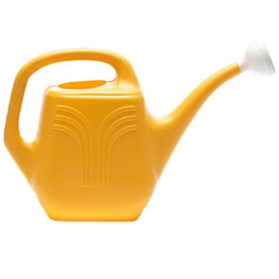 Bloem Classic Watering Can, 2 gal., Durable Resin, Removable Nozzle Spout, Earthy Yellow