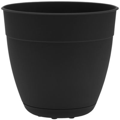 Bloem 3 gal. Plastic Dayton Planter with Saucer, 12 in.