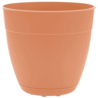 Bloem 3 gal. Plastic Dayton Planter with Saucer, 12 in.