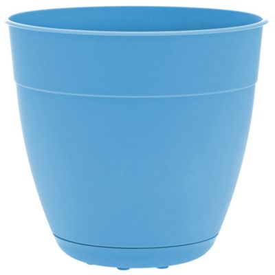 Bloem Dayton Planter with Saucer, 12 in., 100% Recycled Plastic Pot