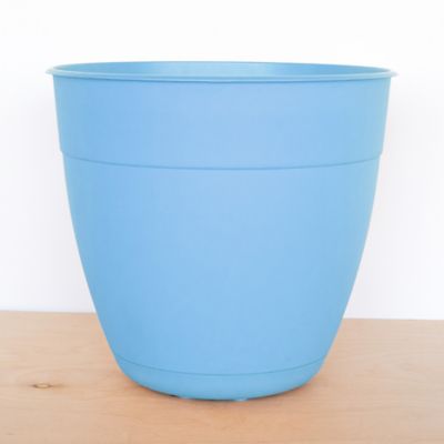 Image showing  3 gal. Plastic Dayton Planter with Saucer, 12 in.
