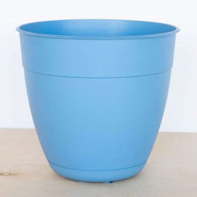 Image showing 6 th Bloem 8.5 gal. Plastic Dayton Planter with Saucer, 16 in.