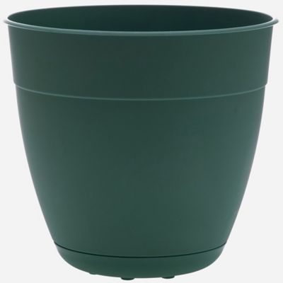 Bloem 8.5 gal. Plastic Dayton Planter with Saucer, 16 in.