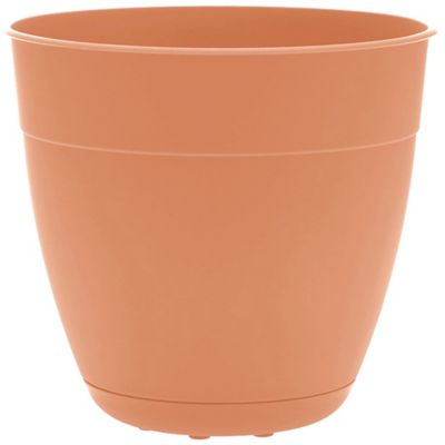 Bloem Dayton 100% Recycled Plastic Pot with Removable Saucer, 20 in.