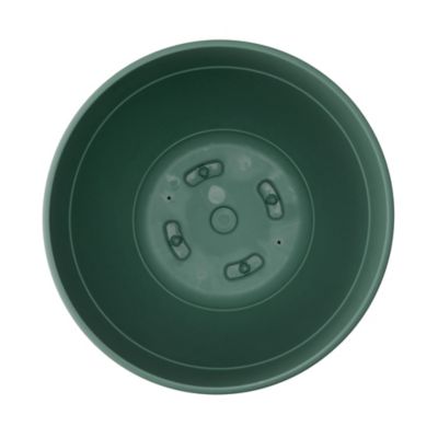 Image showing  16.5 gal. Plastic Dayton Flower Pot with Removable Saucer, 20 in.