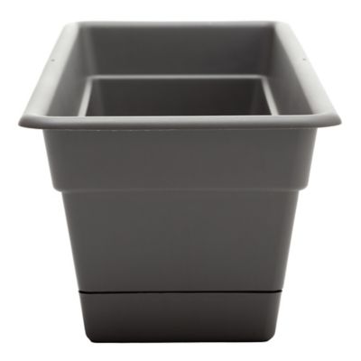 Image showing  2 gal. Dura Cotta Rectangular Window Box Planter, 18 in., Removable Tray