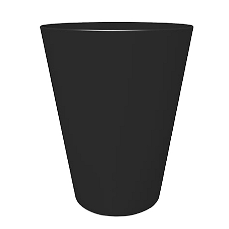 Bloem Tall Finley Tapered Round Planter, 14 in., Matte Textured Finish