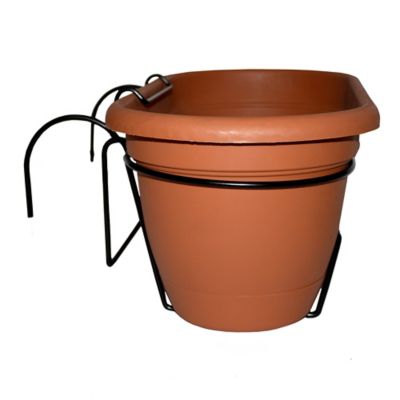 Image showing  2.5 gal. Plastic Lucca Self Watering Oval Window Box Planter, 18 in.
