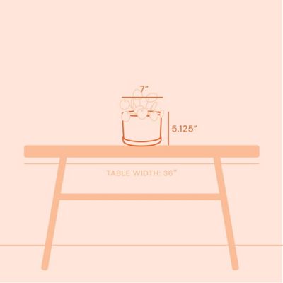 Image showing  Mathers Round Planter with Saucer Tray, 6 in., Modern Design