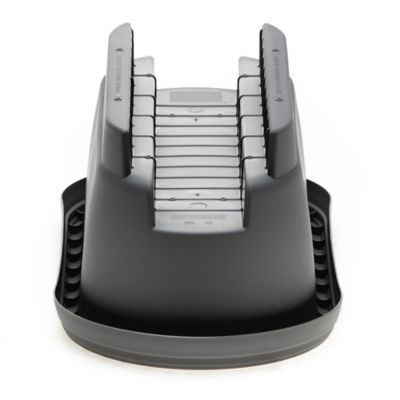 Image showing  4 gal. Plastic Modica Deck Rail Round Planter, 24 in., Fits Rail Sizes 4.75 in., 5.75 in.