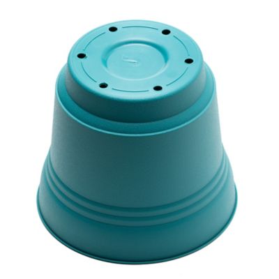 Image showing  5 gal. Saturn Round Planter with Saucer Tray, 14 in.