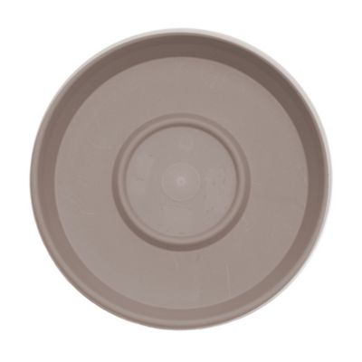 Image showing  Terra Pot Round Drain Saucer, 14 in., Ribbed Bottom, Pebble Stone