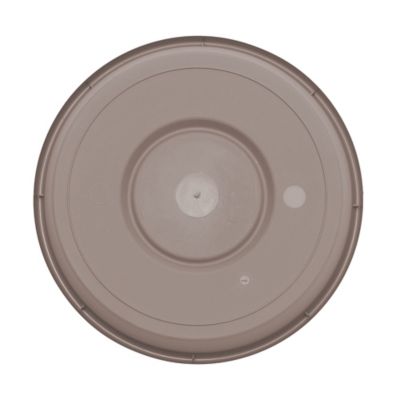 Image showing  Terra Pot Durable Resin Round Drain Saucer, 20 in., Matte Finish, Pebble Stone
