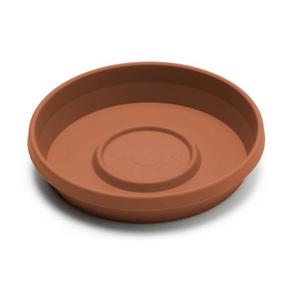 Image showing  24 in. Terra Pot Round Drain Saucer, Tray for 17-24 in., Matte Finish, Terra Cotta
