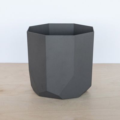 Image showing 5 th Bloem 2.7 gal. Plastic Tuxton Modern Hexagonal Small Planter, 10 in.