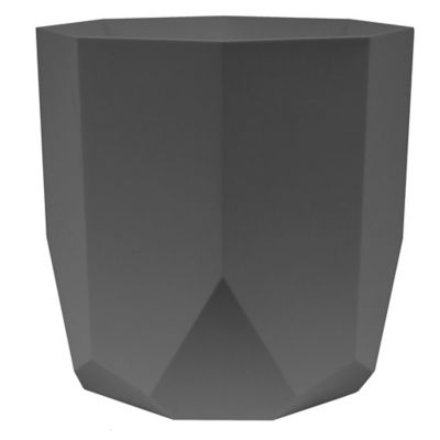 Bloem 1.7 gal. Plastic Tuxton Modern Hexagonal Planter, 8 in.