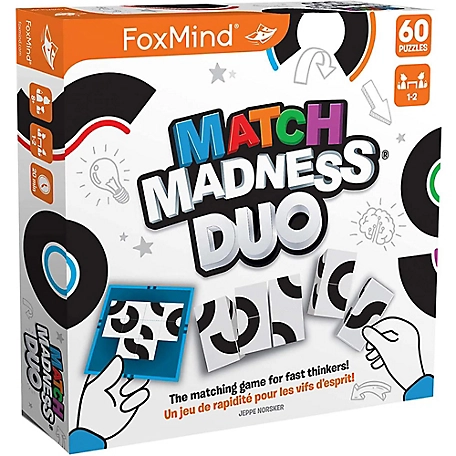 FoxMind Games Match Madness Duo, the Matching Game for Fast Thinkers, MATCHDUO-BIL