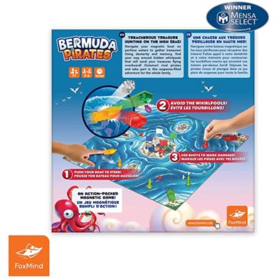 Image showing  Bermuda Pirates Magnetic Board Game for Kids, FOX-BPIRATES-BIL