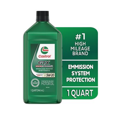 Castrol GTX High Mileage 5W-20, 1QT