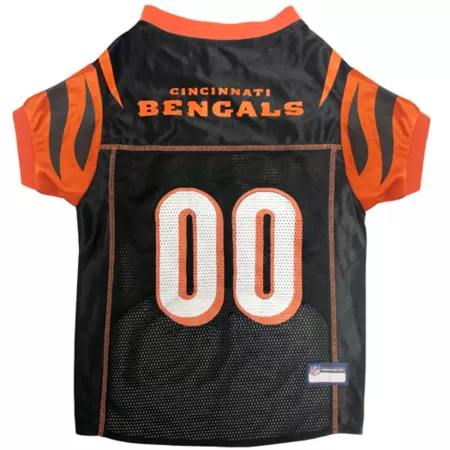 Pets First NFL Cincinnati Bengals Pet Mesh Jersey Dog Jerseys