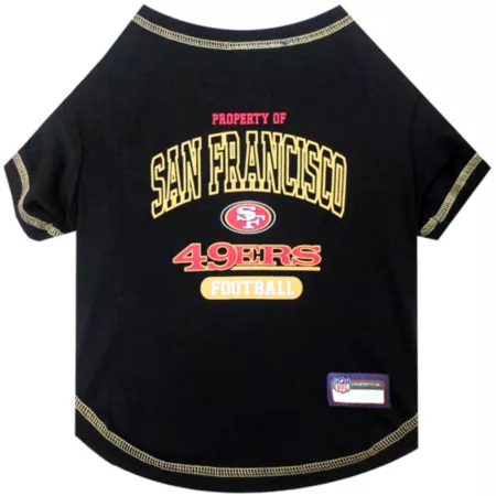 Pets First NFL San Francisco 49ers Dog T-Shirt Dog Shirts