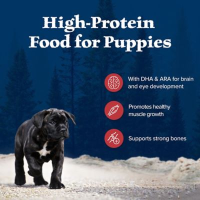 Image showing  Puppy High-Protein Rocky Mountain Recipe with Red Meat Dry Dog Food