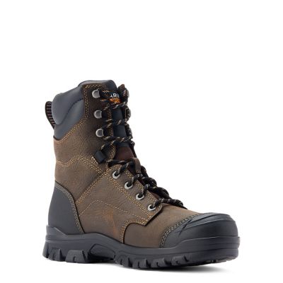 Image showing  Men's Treadfast Waterproof Round Toe Work Boots, 8 in.