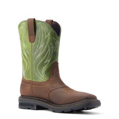 Image showing  Men's Sierra Shock Shield Wide Square Toe Work Boots