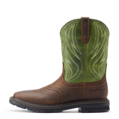 Image showing  Men's Sierra Shock Shield Wide Square Toe Work Boots